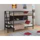 Двухъярусная кровать Толедо П черный/венге