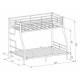 Двухъярусная кровать Гранада-3 140 белая