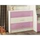 Комод Буратино розовый