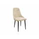 Стул Милан бежевый, черные ножки