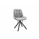 Стул Лира паутинка серый, чёрные ножки