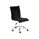 Кресло офисное Zero флок черный