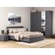 Спальня Остин Серый Графит