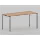 Стол с эффектом парения Лофт П-образные опоры серые ЛО.Кпп_6 600х1800 мм