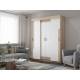 Шкаф-купе Victor Сонома-Белый