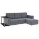 Диван угловой Атлант со столиком рогожка Нептун 19 серый