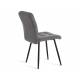 Стул обеденный Medeo флок серый
