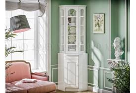 Буфет угловой Констанция Белый матовый