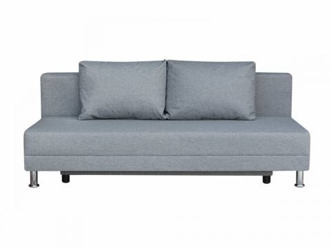 Диван Комфорт без подлокотников 2 подушки грей