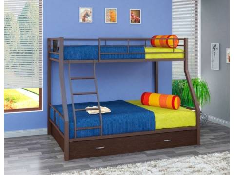 Двухъярусная кровать Гранада - 1 Я коричневый