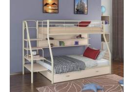 Двухъярусная кровать Толедо 1 ПЯ слоновая кость молочный