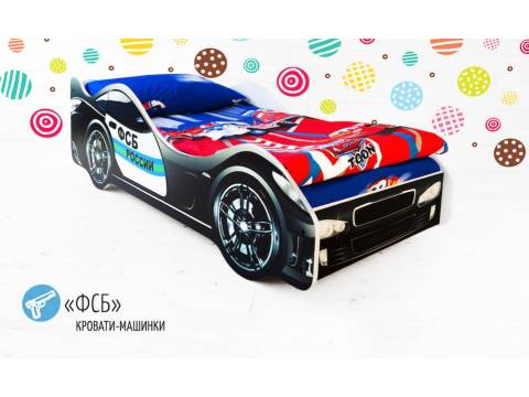 Кровать детская машинка ФСБ