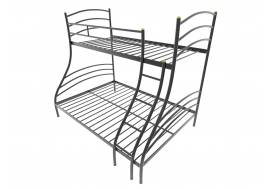 Кровать двухъярусная Глория черная