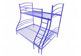 Кровать двухъярусная Глория синяя