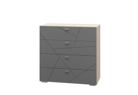 Комод 4 ящика Скайлайн графит