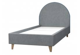 Кровать Эго арт. 014 800 серый/дуб ватан