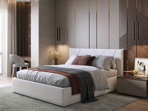 Кровать 1600 Квест галька