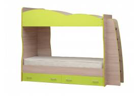 Кровать детская двухъярусная Юниор-1.1 Лайм