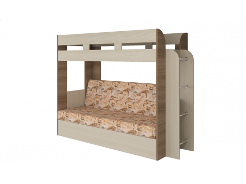 Кровать двухъярусная Карамель 75 Саванна