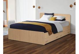 Кровать на уголках № 5 с ящиками полутороспальная ЛДСП