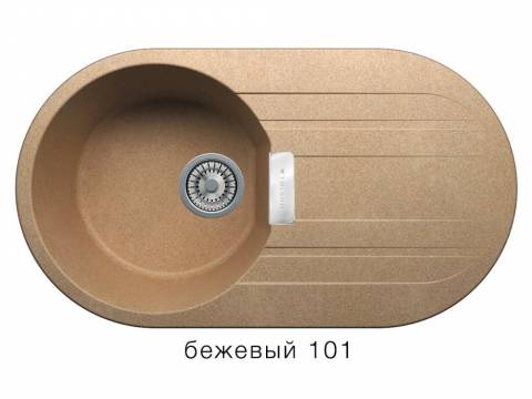 Кухонная мойка Tolero Loft TL780 Бежевый 101