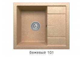 Кухонная мойка Tolero R-107 Бежевый 101