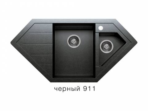 Кухонная мойка Tolero R-114 Черный 911