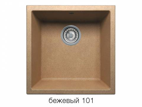 Кухонная мойка Tolero R-128 Бежевый 101