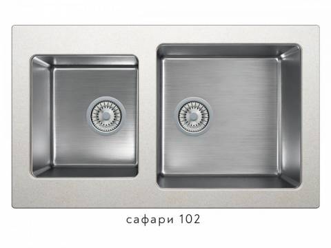 Кухонная мойка Tolero twist TTS-840 Сафари 102