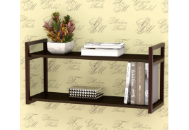 Полка металлическая ЛОФТ-1 Венге