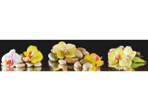 Фартук с фотопечатью Цветы и камни M33