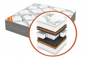 Матрас Mega холкон-кокос TFK Gray Night 140х190