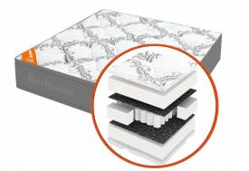 Матрас Mega холкон TFK Gray Night 160х190