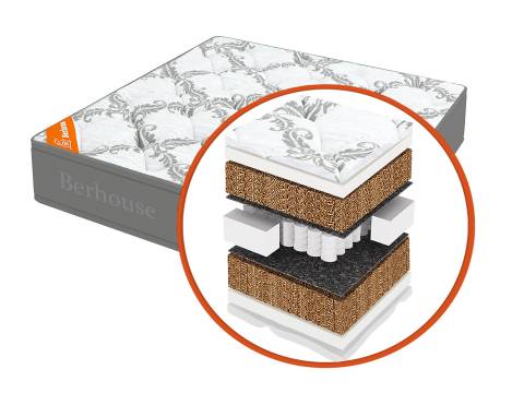 Матрас Mega кокос 30 TFK Gray Night 180х190