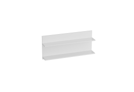 Полка 980 Кёльн Белый Аляска/ Белый глянец