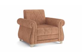 Кресло для отдыха Порто велюр тенерифе корица