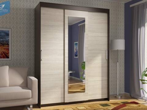 Шкаф-купе Эва ШК-017 1600 венге/дуб сонома