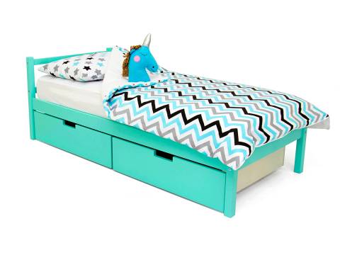 Кровать Svogen classic с ящиками мятный