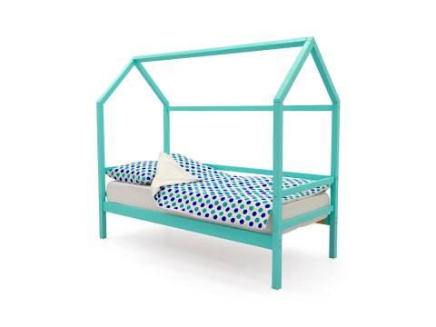 Кровать-домик Svogen мятный