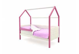 Кровать-домик мягкий Svogen с бортиком лаванда-белый