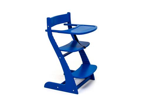 Растущий стул Усура со столиком синий