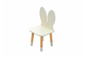 Детский стул Stumpa зайчик белый