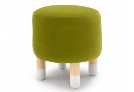 Пуф круглый Stumpa оливковый