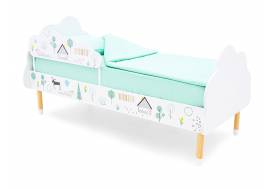 Кровать Stumpa Облако с бортиком рисунок Ферма