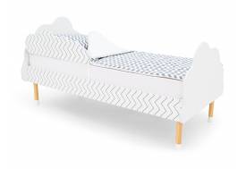Кровать Stumpa Облако с бортиком рисунок Геометрия Зигзаги