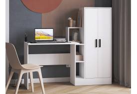 Стол компьютерный СКМ-1 белый