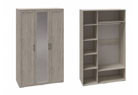 Шкаф 3-х створчатый с зеркалом София СШ-23 Дуб крафт белый