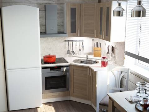 Кухонный гарнитур Лира литл 1500х1200 мм