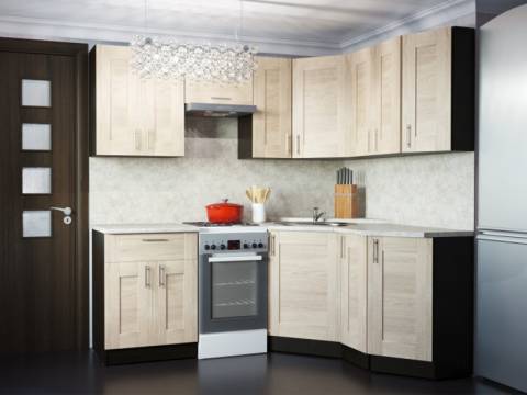 Кухонный гарнитур Ника мега оптима 2100х1500 мм