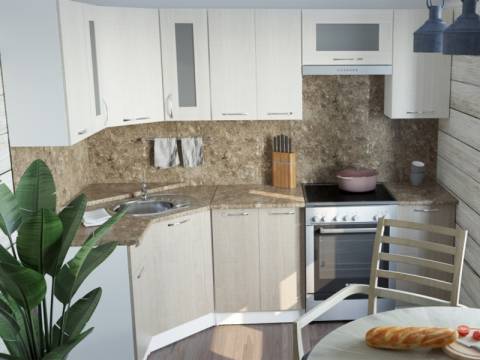 Кухонный гарнитур Ольга оптима 1 1300х2500 мм